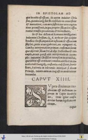 In epistolam ad Rom. Cap. XIIII.
