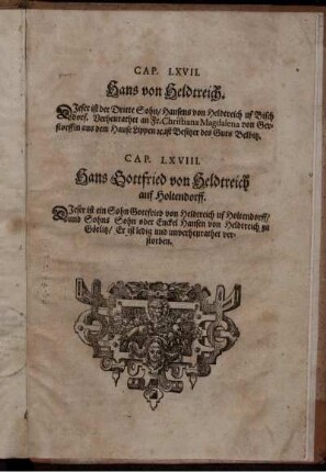 Cap. LVII. Hans von Heldtreich