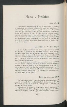 Una carta de Carlos Reyles
