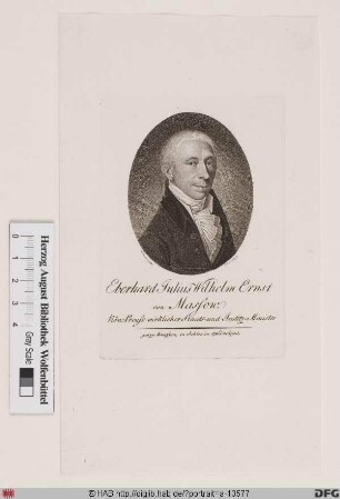 Bildnis Eberhard Julius (Wilhelm Ernst) von Massow