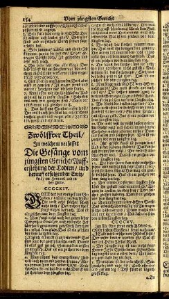 Zwölffter Theil/ Die Gesänge vom jüngsten Gericht/... - Neuer Anhang. Bitt- und Buß-Gesänge.