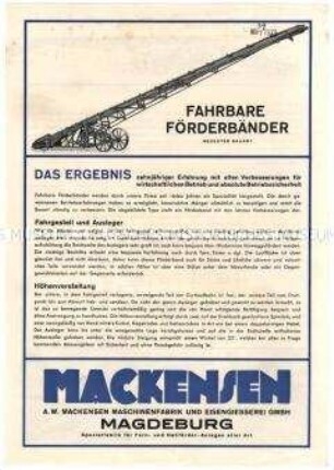 Fahrbare Förderbänder
