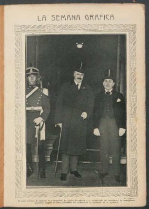El nuevo ministro de Holanda en la Argentina, Sr. Jacobo Barendrech