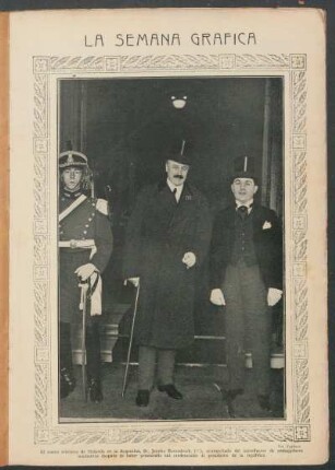El nuevo ministro de Holanda en la Argentina, Sr. Jacobo Barendrech