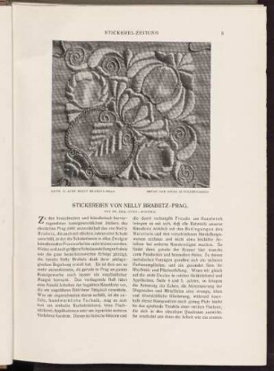 Stickereien von Nelly Brabetz-Prag.