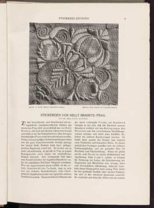 Stickereien von Nelly Brabetz-Prag.