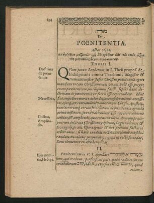 De Poenitentia.