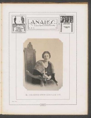 [Fotografía de] Sra. María Herminia Garzón Casaravilla de Mañé