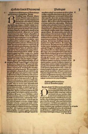 Textus biblie : ... pars ..., 5. In se co[n]tinens glosam ordinaria[m] cum expositione lyre litterali et morali, necnon additio[n]ibus ac Replicis, Sup[er] libros Matthei, Marci, Luce, Johannis