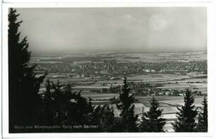 Bautzen. Blick vom Mönchswalder Berg nach Bautzen