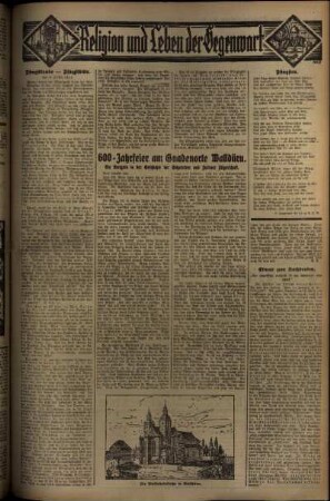 Vierte Ausgabe vom Sonntag, den 08. Juni 1930.