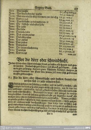 Vor die doerr oder schwindsucht