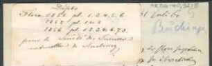 Brief von Jean Daniel Buchinger an Unbekannt