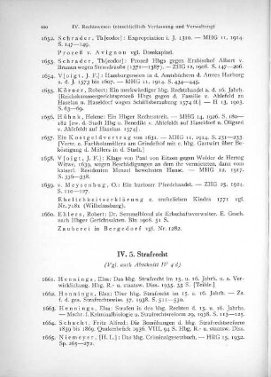 IV. 5. Strafrecht