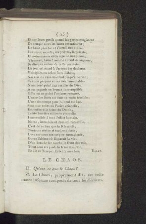 LE CHAOS.