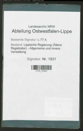 Nachforschung über die Grenze zwischen den Kirchengemeinden Wüsten und Exter (Kr. Herford)