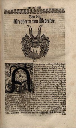 Von den Freyherrn von Bederkesa.