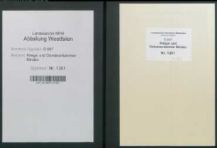 Tilgung der durch die französische Invasion von 1757 / 1758 entstandenen Kriegsschulden der Stadt Enger