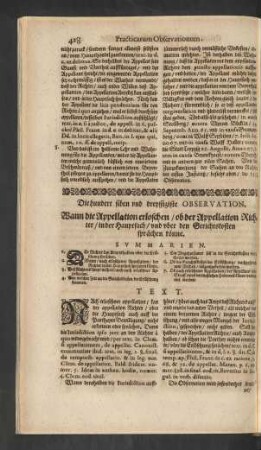 Die hundert siben und dreyssigiste Observation.