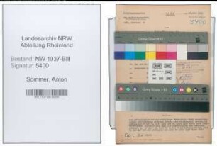 Entnazifizierung Anton Sommer , geb. 29.02.1892 (Schachtmeister)