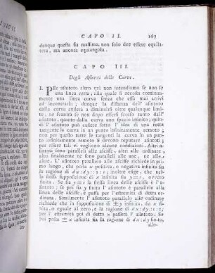Capo III. Degli Asintoti delle Curve.