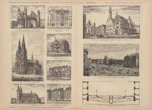 a. Quaderbau in romanischem Stile: Der Dom zu Worms