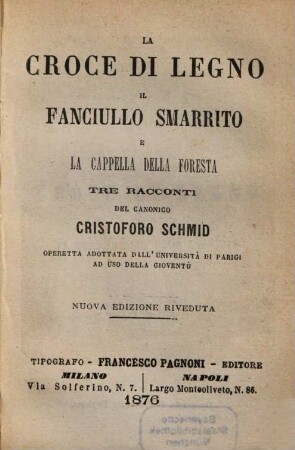 Racconti : Ad uso delle scuole e dei collegi sì maschili ?? famminiti del regno d Italia, 5