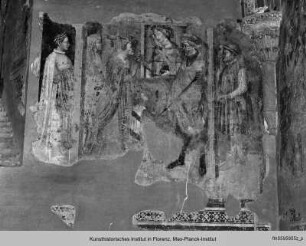 Freskendekoration der Katharinenkapelle : Szenen aus dem Leben der Heiligen Katharina von Alexandrien