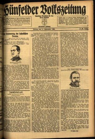 Ausgabe vom Freitag, den 17. September 1920.