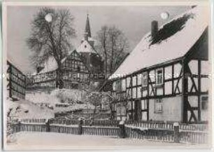 Winterlandschaft, Züschen, Sauerland, Kirche