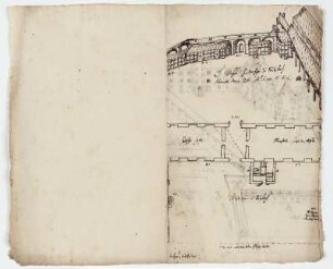 Butzbach, Landgrafenschloss, zwei Ansichten (recto und verso)