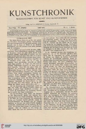 Heft 11 (1. Januar 1909)