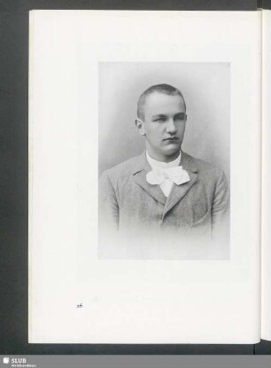 Willy Hellpach. Jugendbildnis