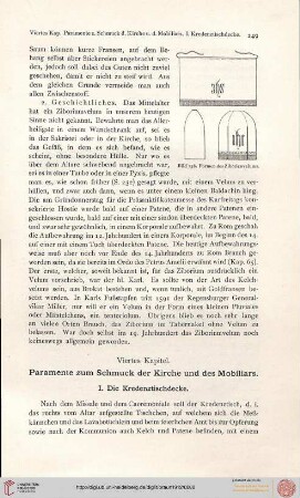 Paramente zum Schmuck der Kirche und des Mobiliars