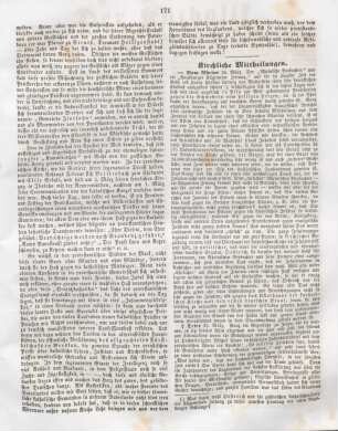 171-172 Kirchliche Mittheilungen