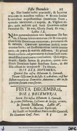 Festa Decembris.