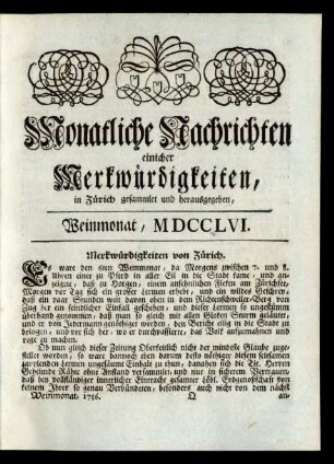 Weinmonat, MDCCLVI