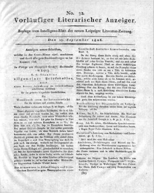 1806-09-13 : 32. Stück