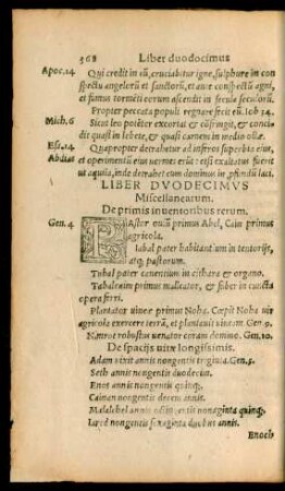 Liber Duodecimus Miscellanearum.