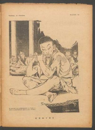 [Ilustração do protagonista da narrativa Narihira]