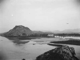 Bucht von Shkodra : Blick in die Bucht von Shkodra mit Festung