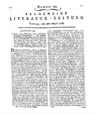 1786: Allgemeine Literatur-Zeitung