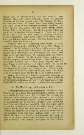 10. Die Perserkriege (500-449 v. Chr.)