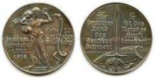 Medaille auf den Anschluss des Sudetenlandes, in Originalschachtel