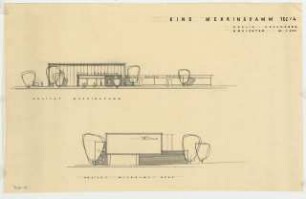 Kino Mehringdamm 102/104, Berlin-Kreuzberg: Ansichten 1:200