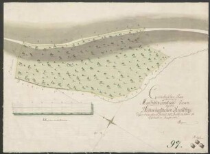 Geometrischer Plan über dem im Marzeller Forst und Bann liegenden herrschaftlichen Knillberg