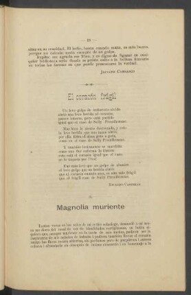 El corazón frágil
