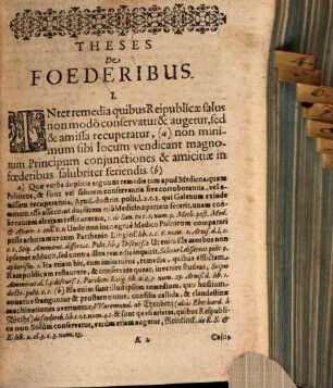 Theses Juridico-Politicæ De Jure Foederum
