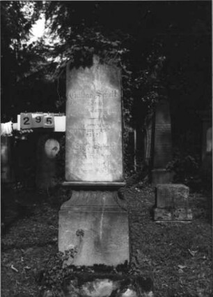 Grabstein 295 [Hahn S. 192 Grab-Nr. 208/09]