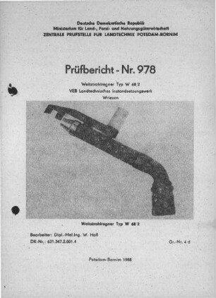 Weitstrahlregner W 68/2